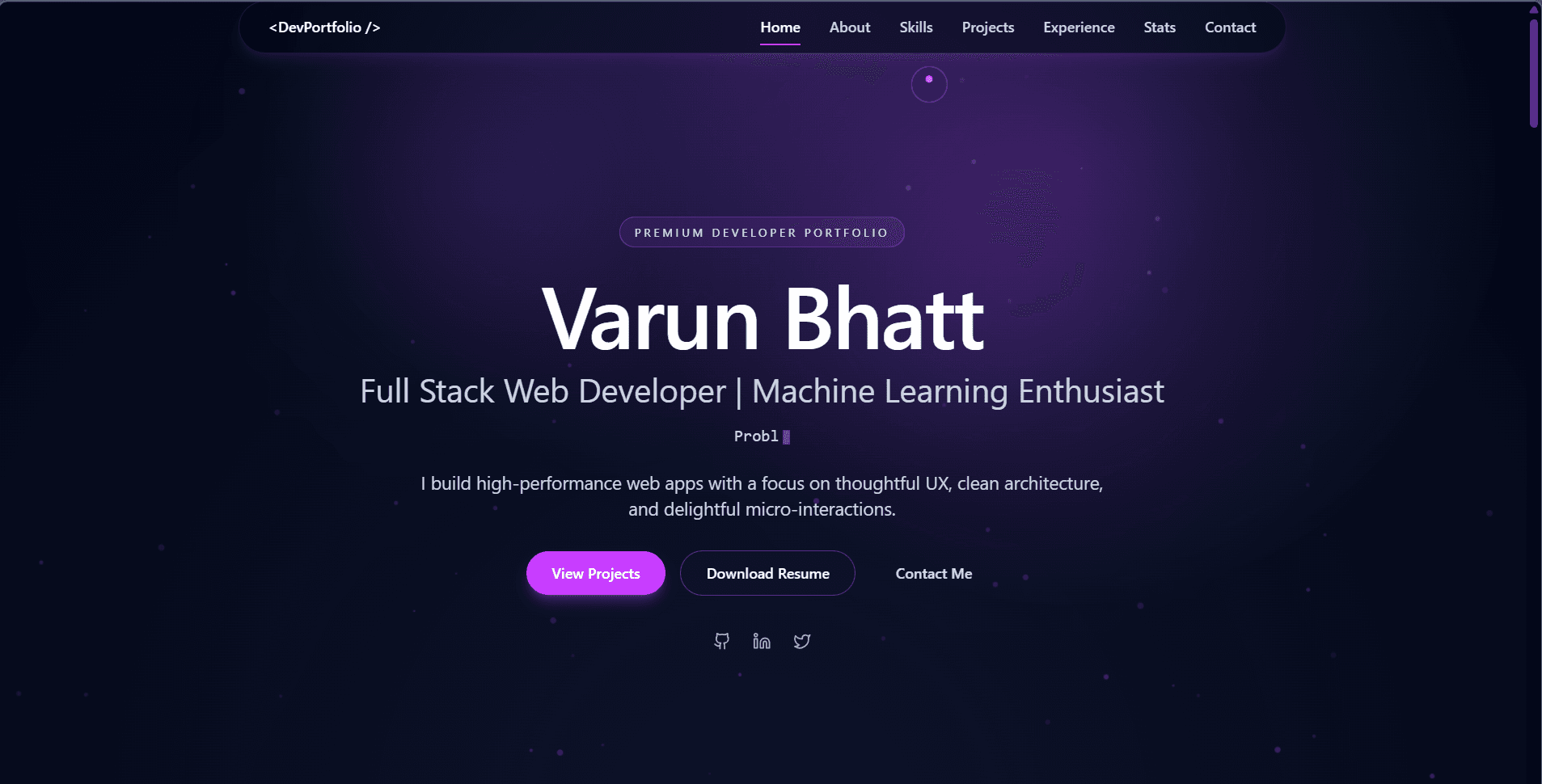 Portfolio Website